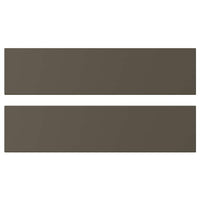 HAVSTORP drawer front, brown-beige, 40x10 cm, 2 pack