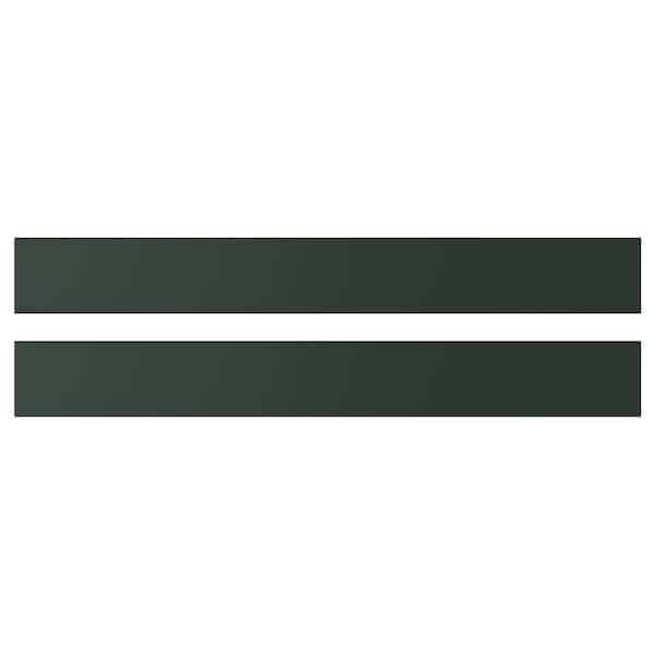 HAVSTORP drawer front, deep green, 80x10 cm