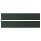 HAVSTORP drawer front, deep green, 60x10 cm, 2 pack