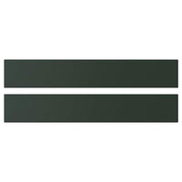 HAVSTORP drawer front, deep green, 60x10 cm, 2 pack
