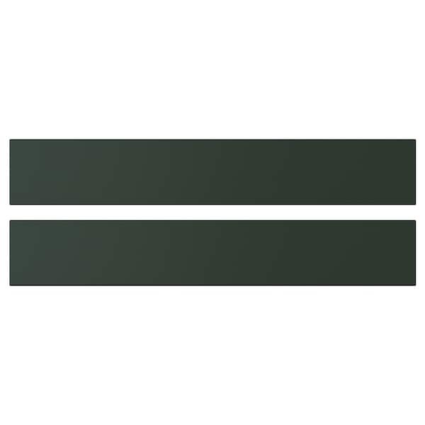 HAVSTORP drawer front, deep green, 60x10 cm