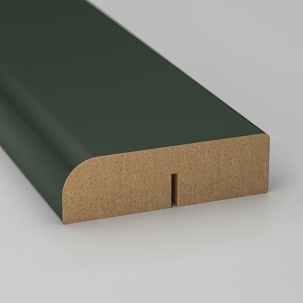 HAVSTORP rounded deco strip/moulding, deep green, 221 cm
