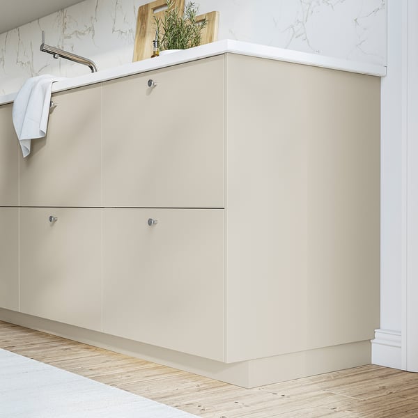 HAVSTORP cover panel, beige, 39x86 cm