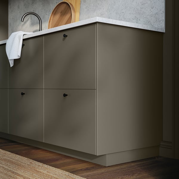 HAVSTORP cover panel, brown-beige, 39x86 cm