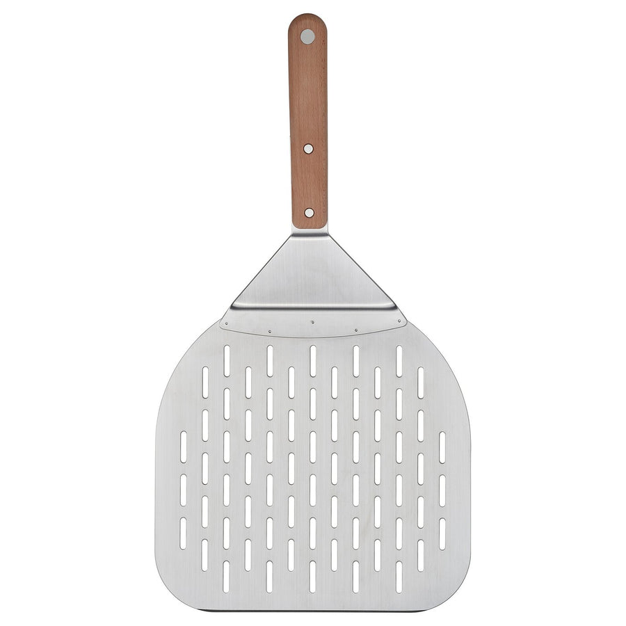 HAVSTULPAN pizza shovel, stainless steel/beech, 57x31 cm