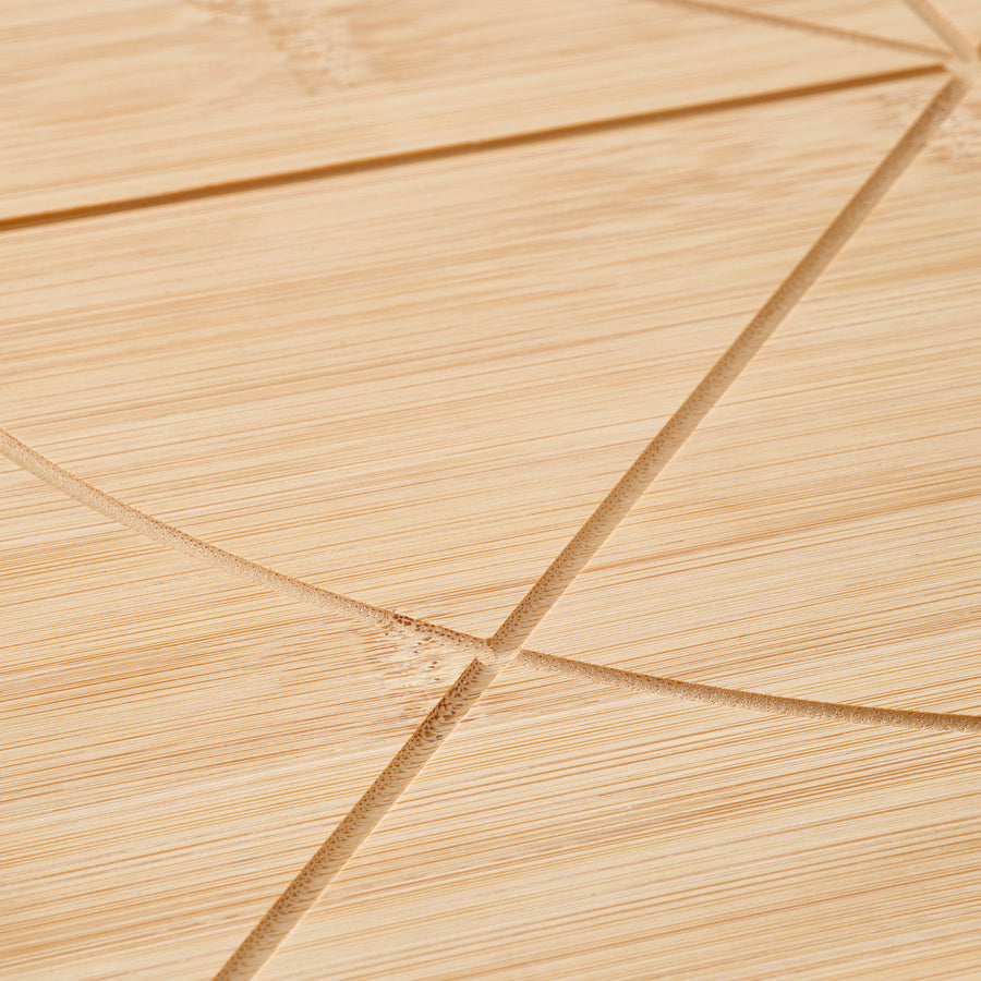 HAVSTULPAN chopping board, bamboo, 35x35 cm