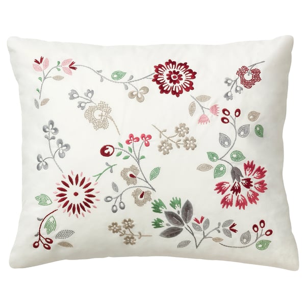 HEDBLOMSTER cushion, multicolour, 50x60 cm