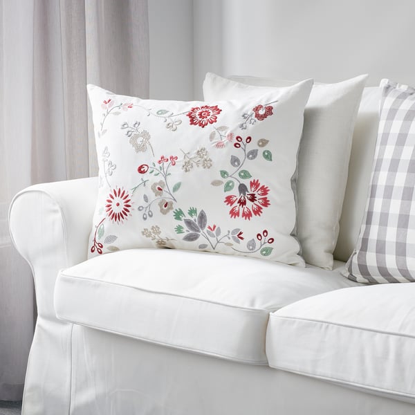 HEDBLOMSTER cushion, multicolour, 50x60 cm