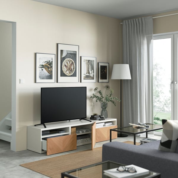 HEDEVIKEN drawer front, oak veneer, 60x26 cm