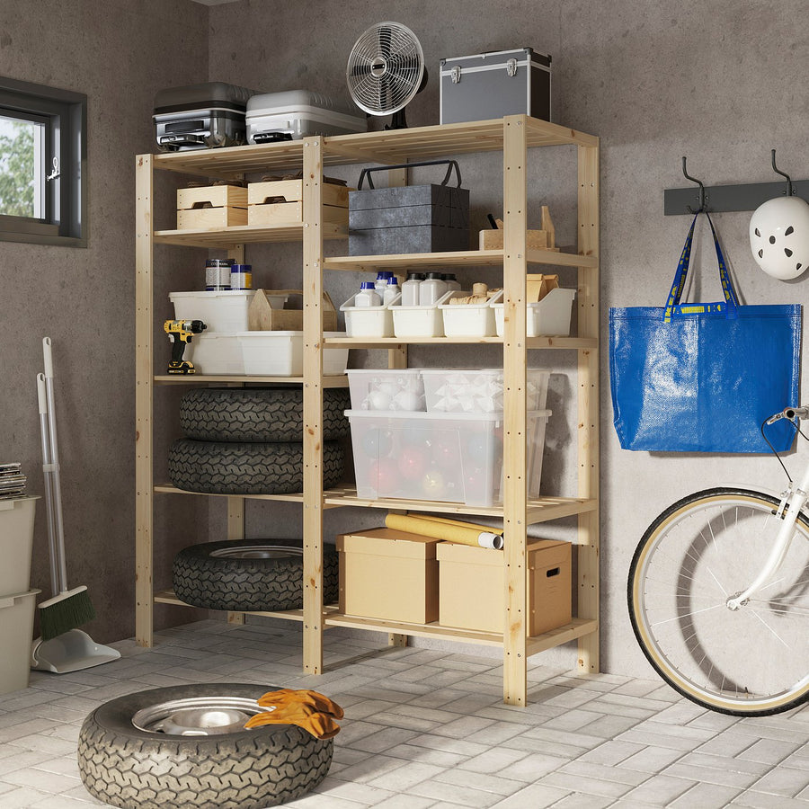 HEJNE 2 sections, pine, 154x171x50 cm