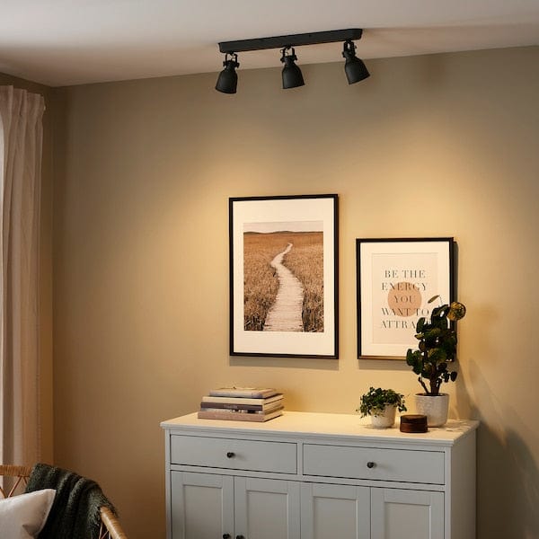 Ikea HEKTAR - Ceiling track, 3-spots, dark grey