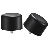 HELTUSS finials, 1 pair, black, 3.6 cm