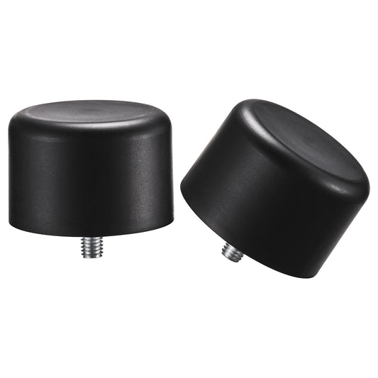 HELTUSS finials, 1 pair, black, 3.6 cm
