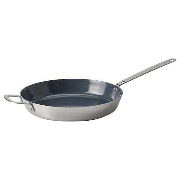 Ikea HEMKOMST - Frying pan, stainless steel/non-stick coating, 32 cm