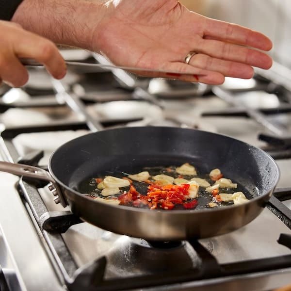 Ikea HEMKOMST - Frying pan, stainless steel/non-stick coating, 24 cm
