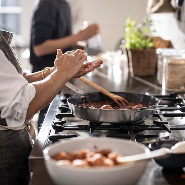 Ikea HEMKOMST - Frying pan, stainless steel/non-stick coating, 32 cm