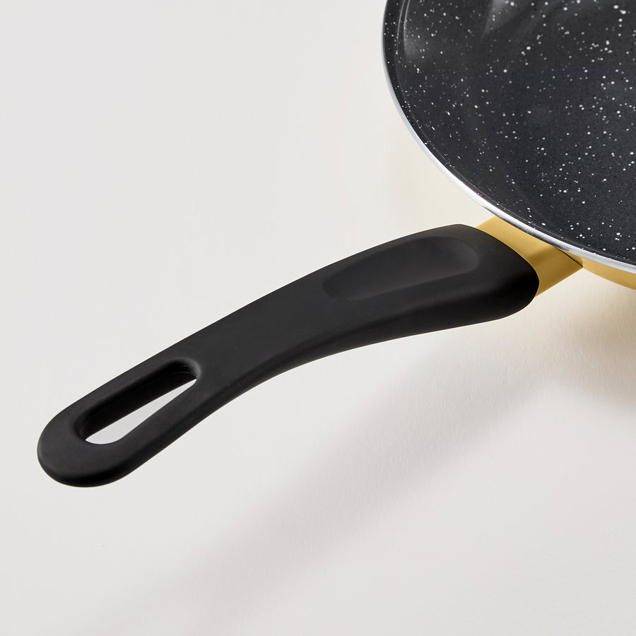 HEMLAGAD frying pan, non-stick coating yellow, 24 cm