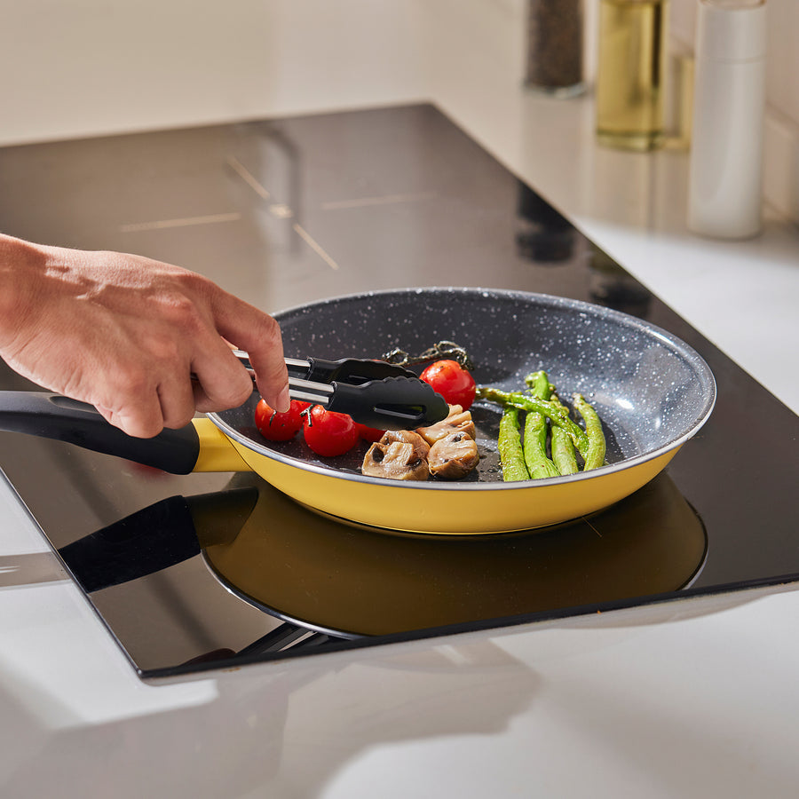 HEMLAGAD frying pan, non-stick coating yellow, 24 cm
