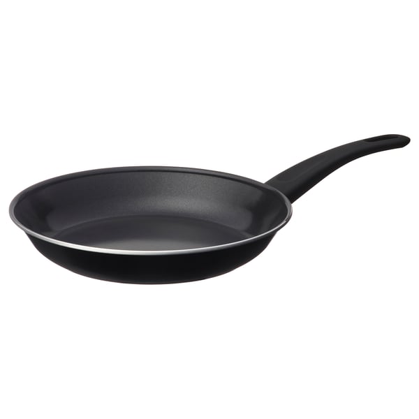 HEMLAGAD frying pan, non-stick coating black, 24 cm