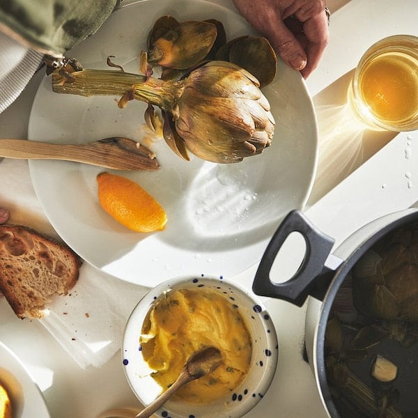 Ikea HEMLAGAD - Pot with lid, nonstick coating black,5 l