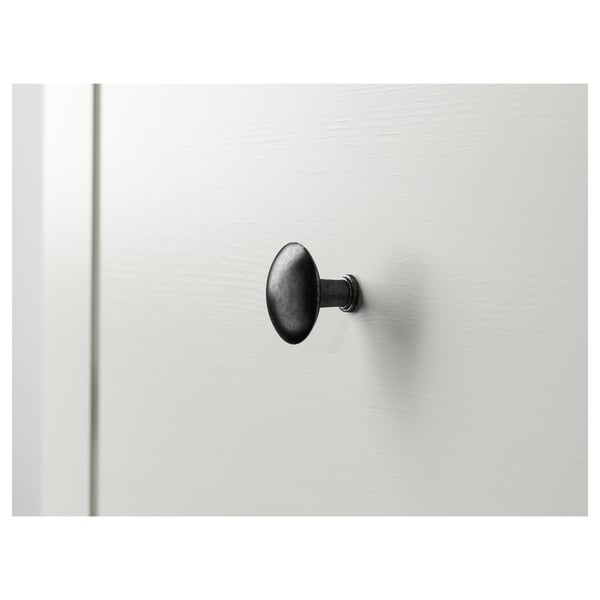 HEMNES chest of 2 drawers, white stain, 54x66 cm