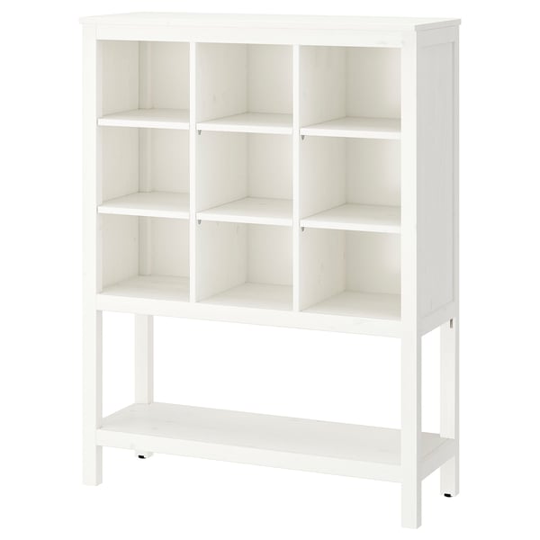 HEMNES storage unit, white stained, 99x130x37 cm