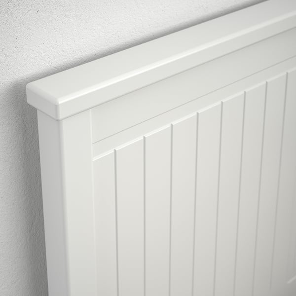 HEMNES day-bed w 3 drawers/2 mattresses, white/Åfjäll medium firm, 80x200 cm