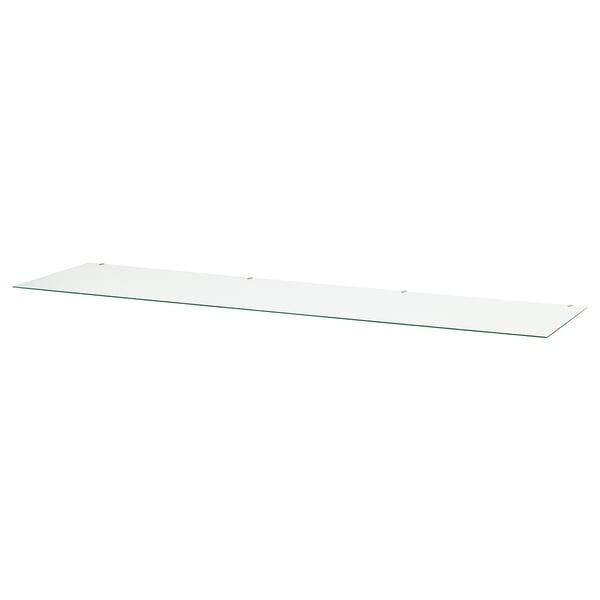 HEMNES glass top, transparent, 159x50 cm