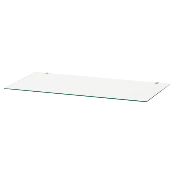 HEMNES glass top, transparent, 54x38 cm