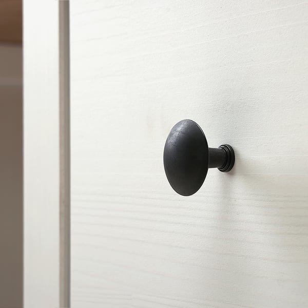 HEMNES desk, white stain/light brown, 155x65 cm