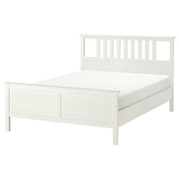 HEMNES bed frame, white stain, 160x200 cm