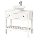 HEMNES / VÄSTERSJÖN open wsh-stnd w drw/wash-basin/tap, white, 82x48x90 cm