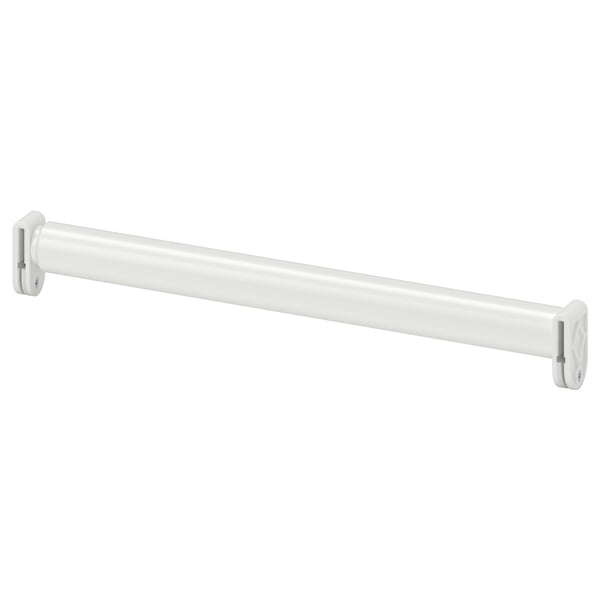 HJÄLPA adjustable clothes rail, white, 30-47 cm