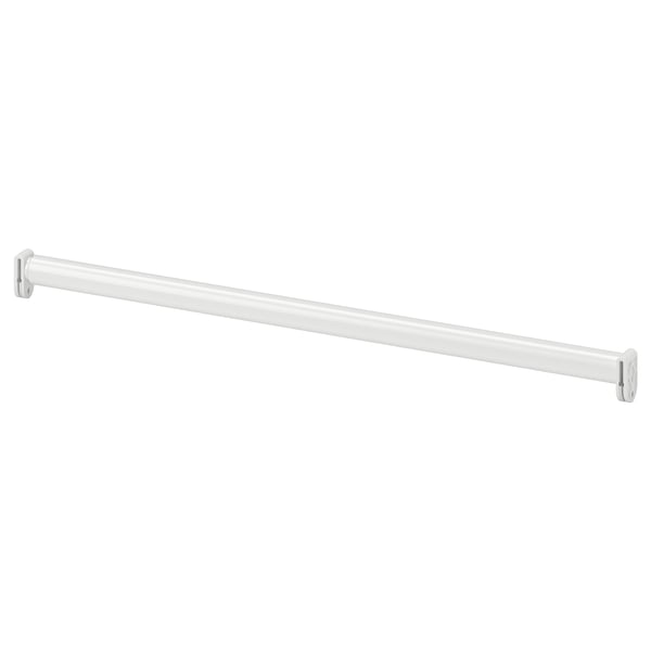 HJÄLPA adjustable clothes rail, white, 60-100 cm