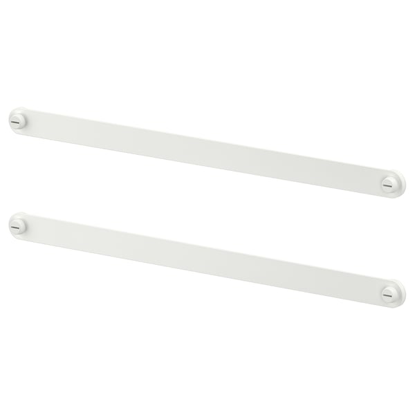 HJÄLPA suspension rail, white, 40 cm, 2 pack