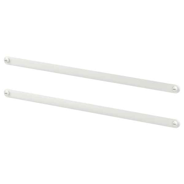 HJÄLPA suspension rail, white, 55 cm, 2 pack