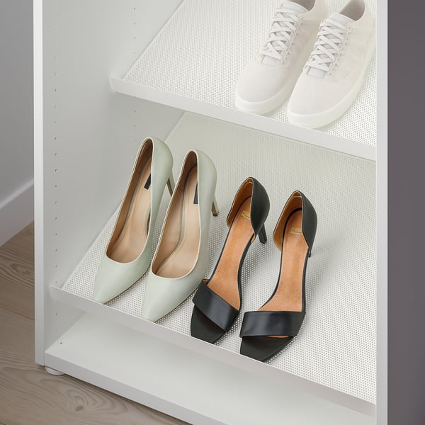 HJÄLPA shoe shelf, white, 60x40 cm