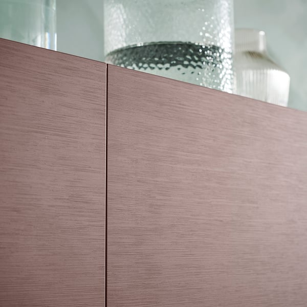 HJORTVIKEN door/drawer front, brown, 60x38 cm