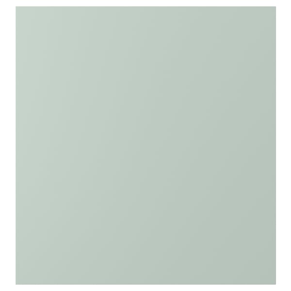 HJORTVIKEN door, pale grey-green, 60x64 cm