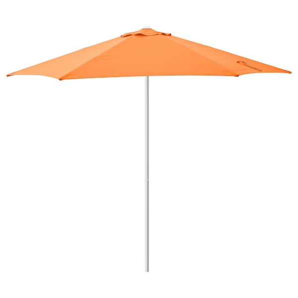 HÖGÖN parasol, bright orange, 270 cm