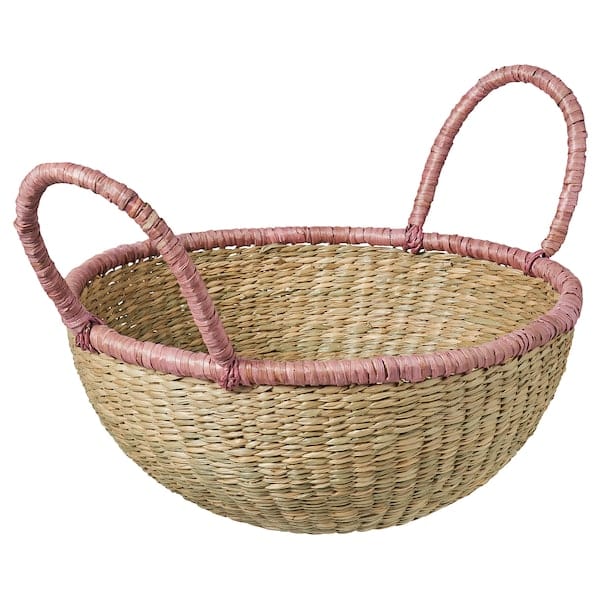Ikea HÖKRUBBA - Basket, sedge, 34 cm