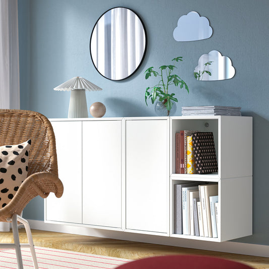 HOLMÖARNA mirror, cloud-shaped, 30x18 cm