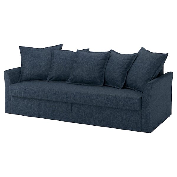 Ikea HOLMSUND - 3-seater sofa bed cover, Kilanda dark blue