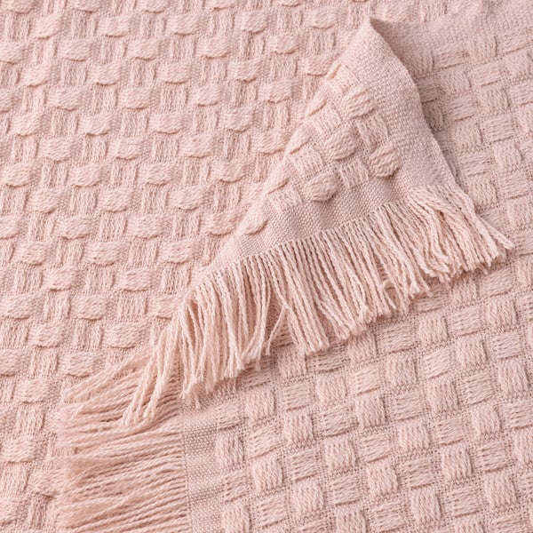 HORNMAL throw, light pink, 130x170 cm