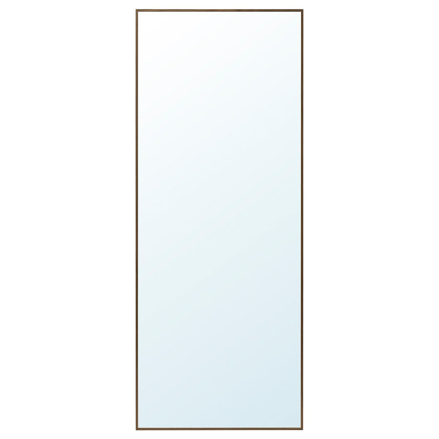 HOVET mirror, oak effect/brown, 78x196 cm