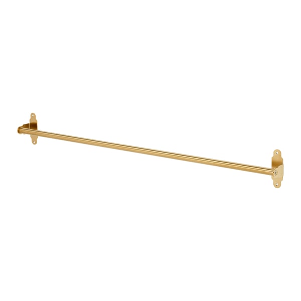 HULTARP rail, polished/brass-colour, 80 cm