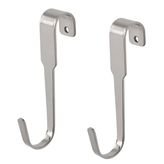 HULTARP hook, nickel-plated, 11 cm, 2 pack