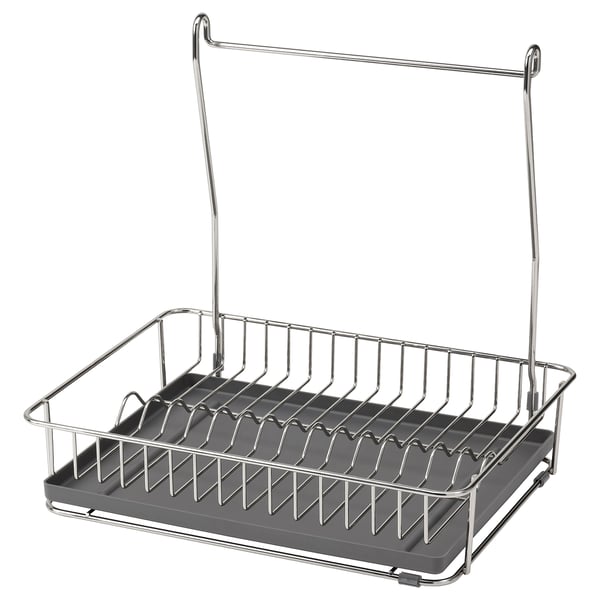 HULTARP dish drainer, nickel-plated, 29.8x38.5 cm