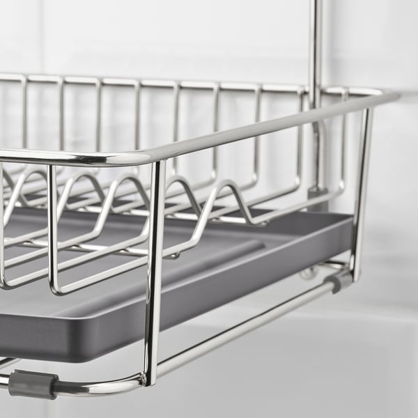 HULTARP dish drainer, nickel-plated, 29.8x38.5 cm