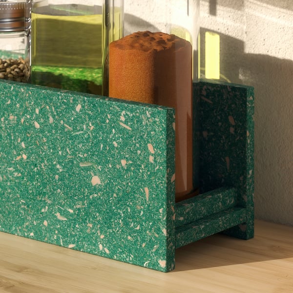 HUNDHAJ spice rack, green, 20 cm